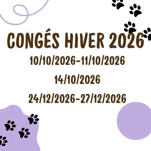 Congés hiver 2026